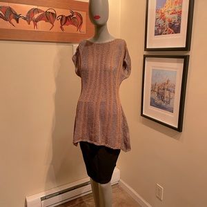 Sarah Pacini sheer backless sweater